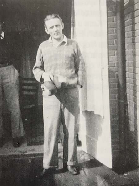 Sgt. Stoyko at his hiding place in Hengelo, home of the Memelauer family. Courtesy M. Klaassen.